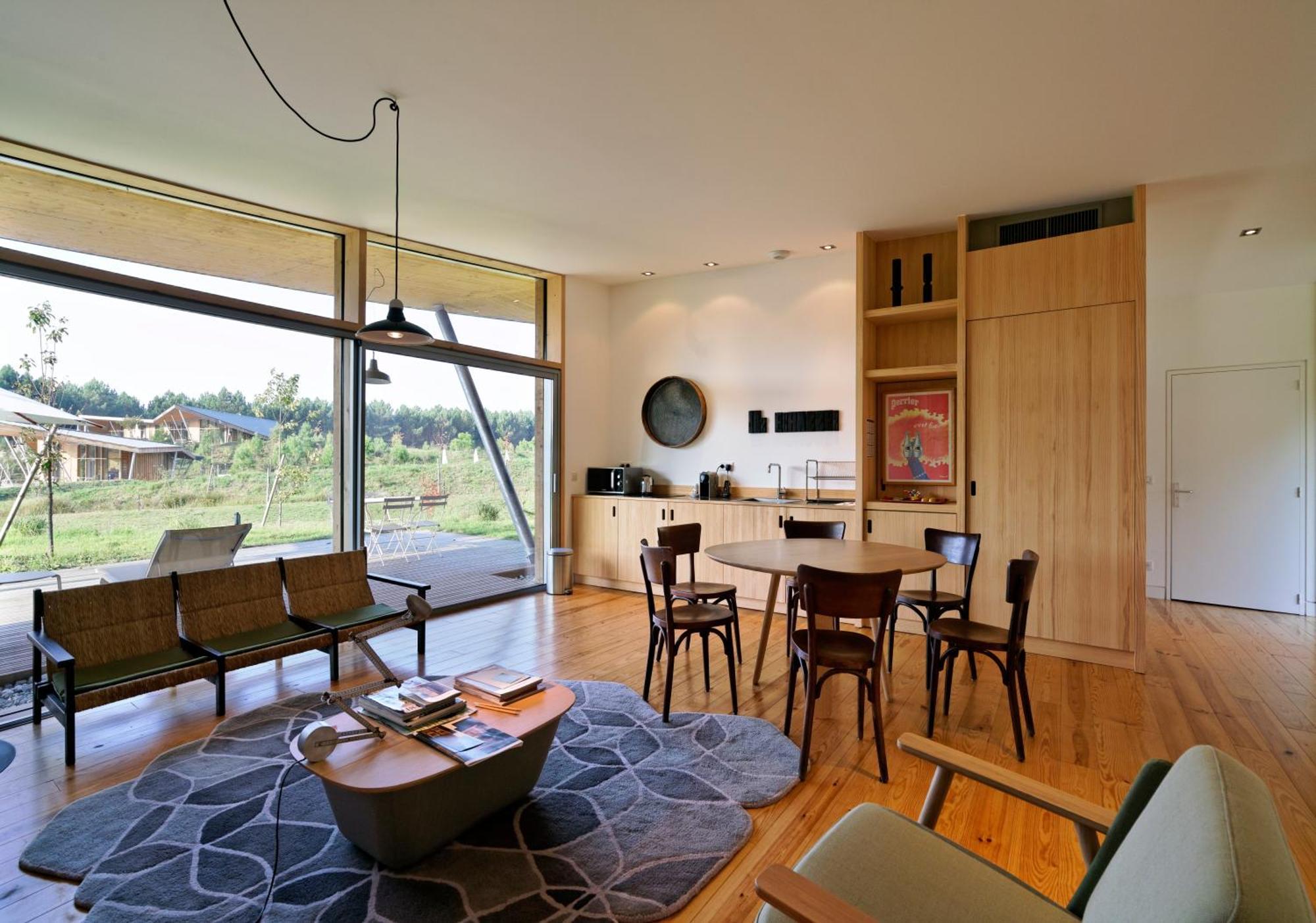 Les Echasses Golf & Surf Eco Lodge Saubion المظهر الخارجي الصورة
