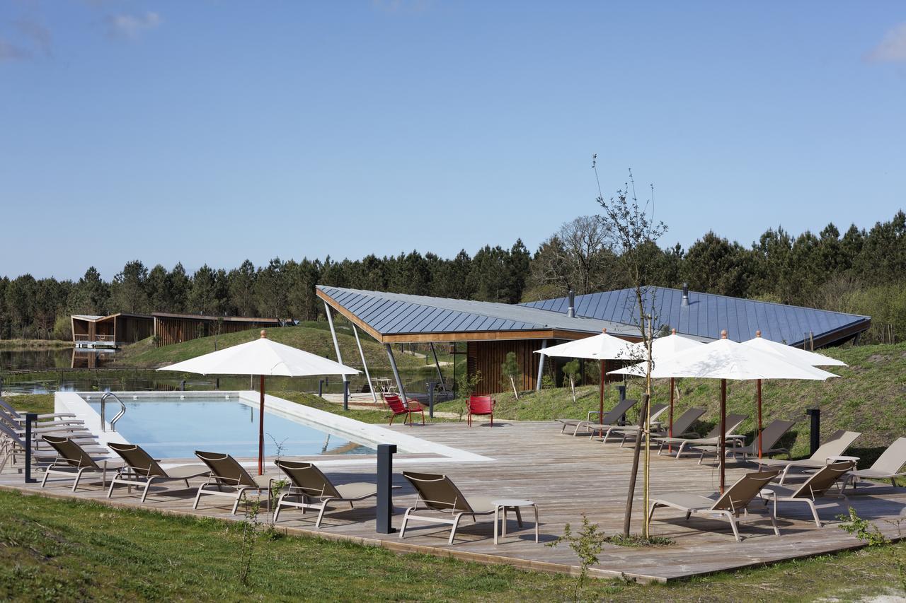 Les Echasses Golf & Surf Eco Lodge Saubion المظهر الخارجي الصورة