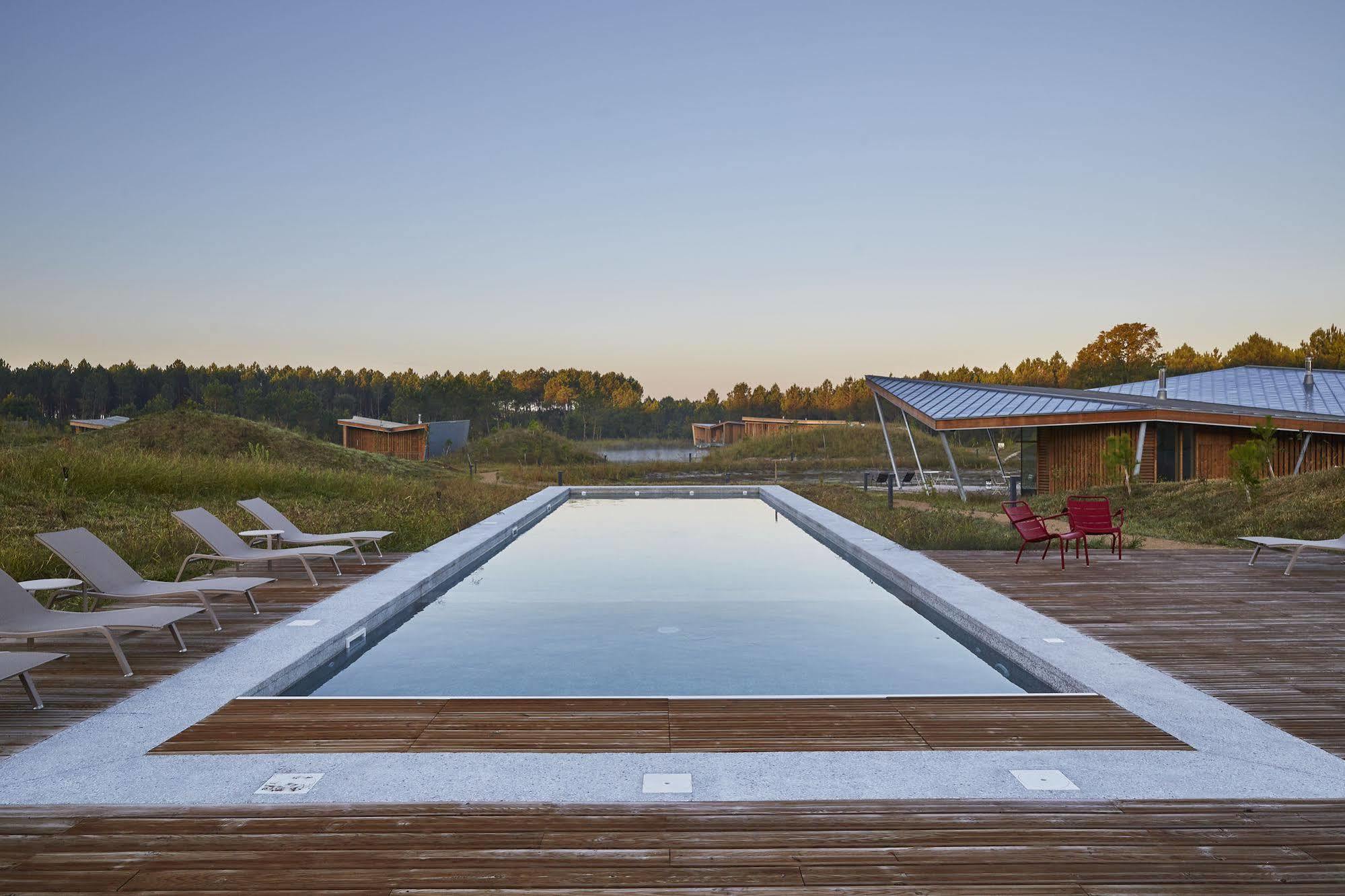 Les Echasses Golf & Surf Eco Lodge Saubion المظهر الخارجي الصورة